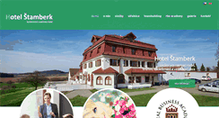 Desktop Screenshot of hotelstamberk.cz